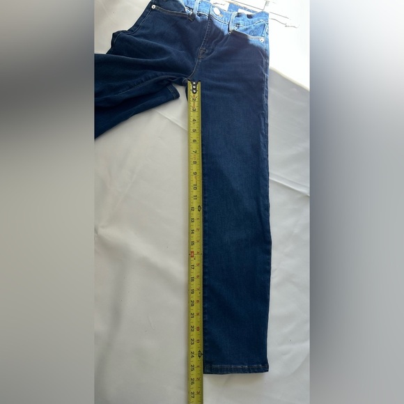 FRAME Le High Straight Dark Wash Jeans Women’s Size 23 - Picture 5 of 8